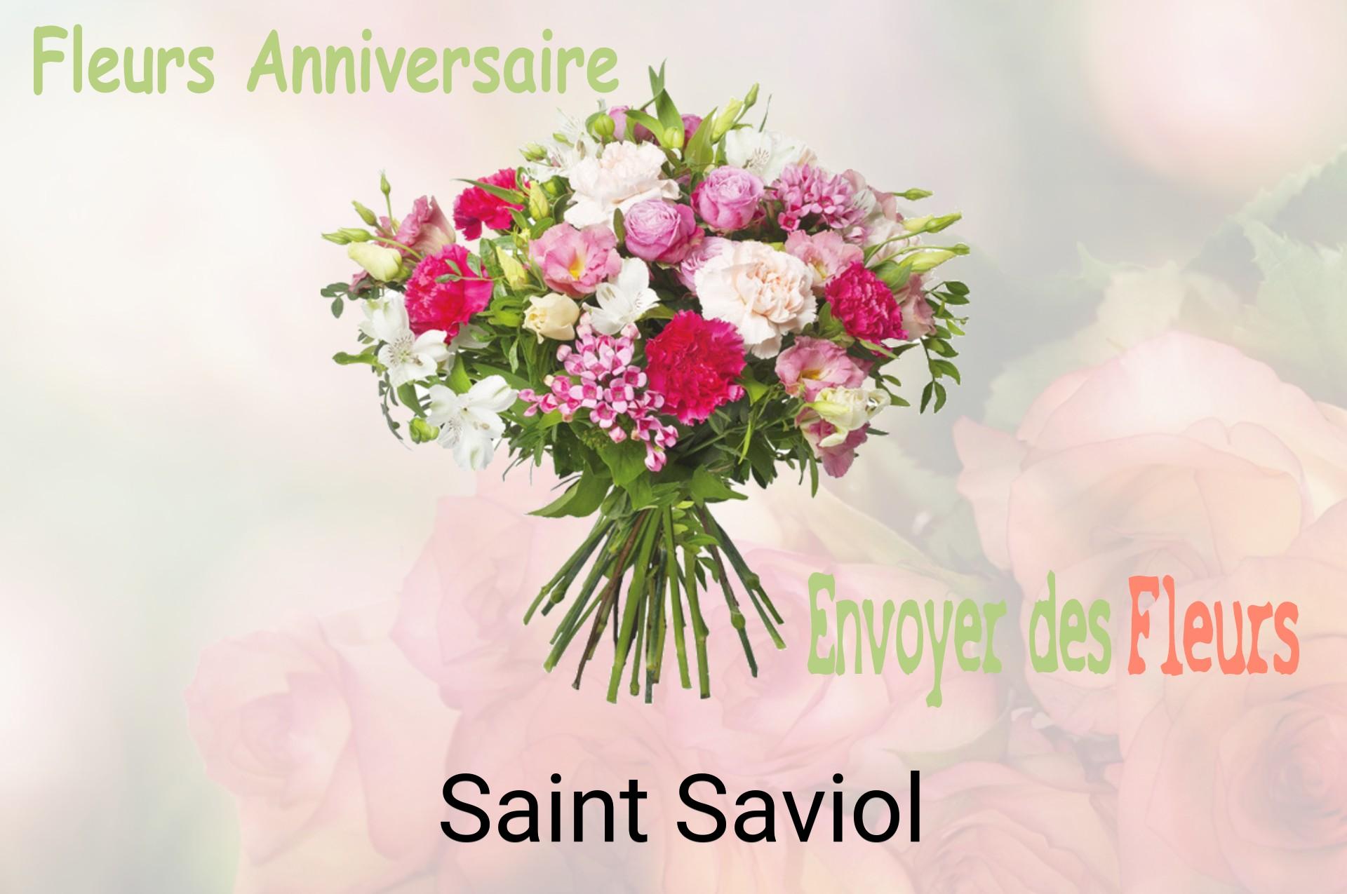 Bouquet de fleurs d’anniversaire livré à Saint-Saviol